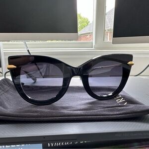 Krewe  LAVEAU NYLON | BLACK AND CRYSTAL 24K